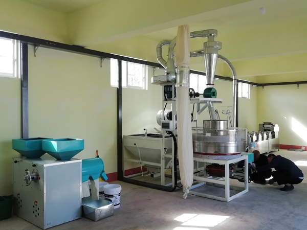 寶雞千陽北臺村三組面粉機安裝案例